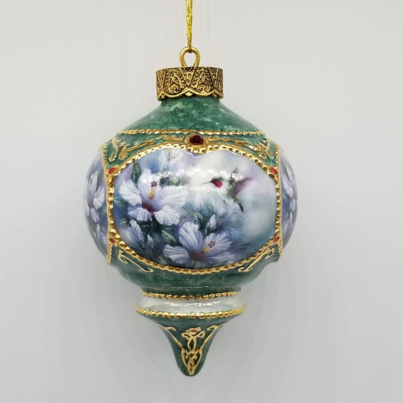 The Bradford Exchange Other - Lena Lui Procelain Ornament Hummingbird Hibiscus